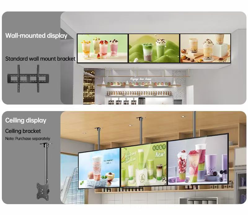 スペースを最大限に活用: 屋内壁掛け広告機がビジネスをどのように変革するか